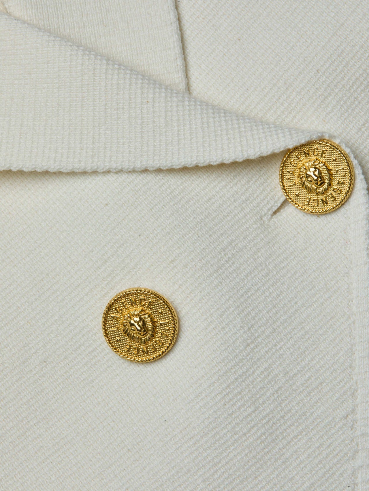 Zadie Knit Vest in Ivory/Gold