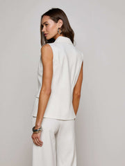 Aldora Vest in Ivory