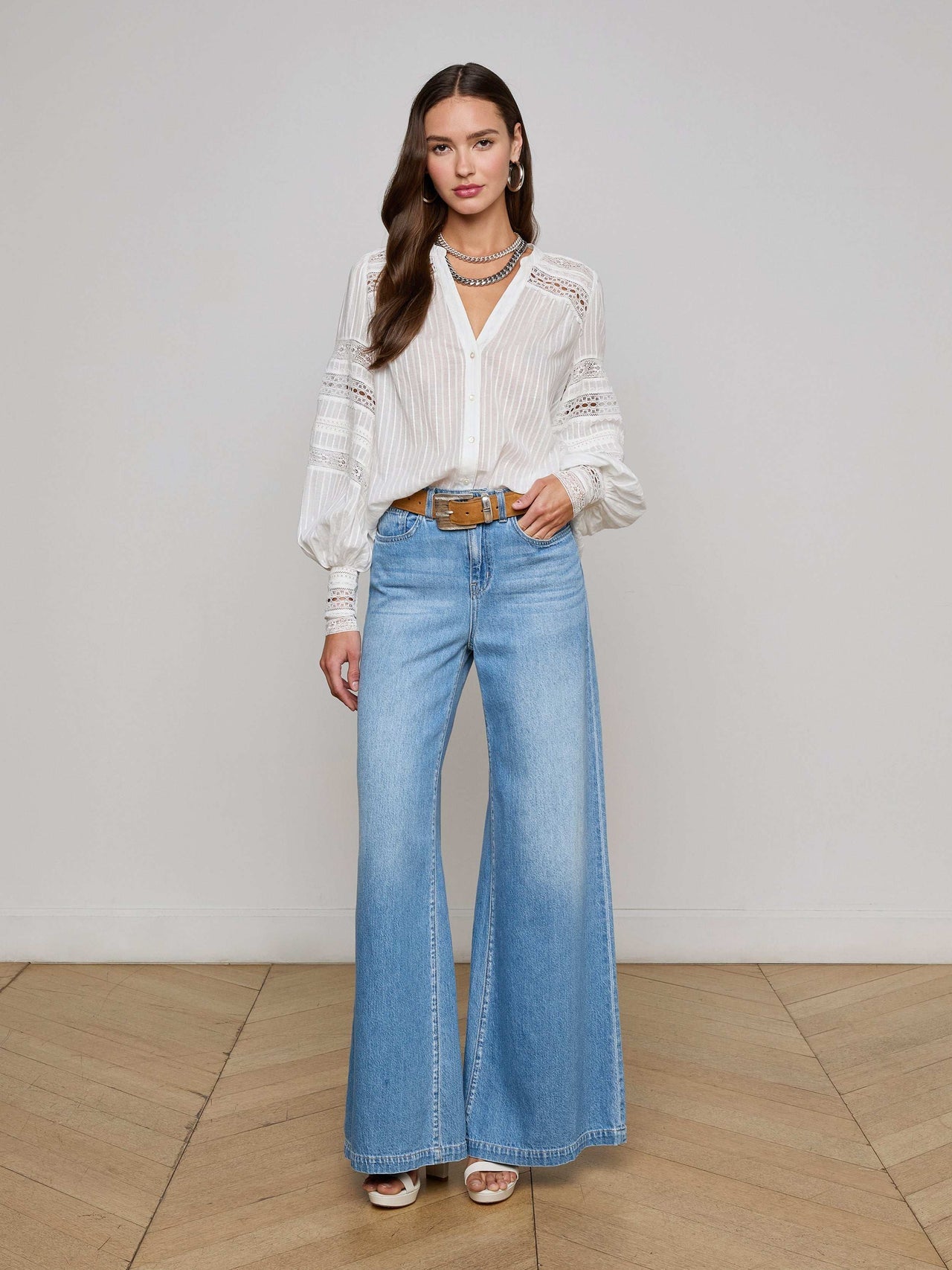 Kiera Blouse in Ivory
