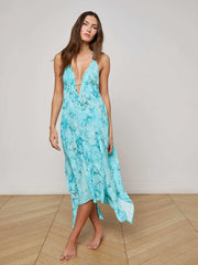 Umma Cover-Up Dress in Turquoise