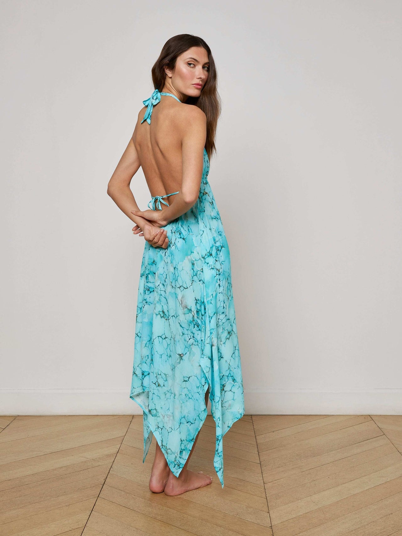 Umma Cover-Up Dress in Turquoise