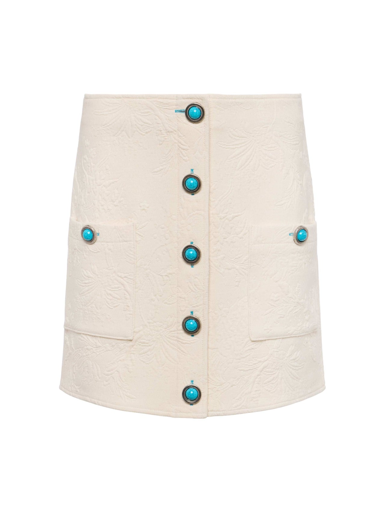 Truman Mini Skirt in Ivory