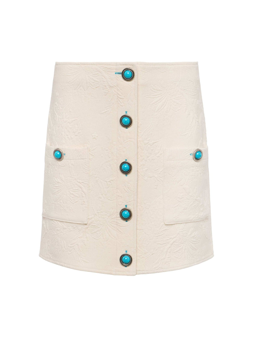 Truman Mini Skirt in Ivory