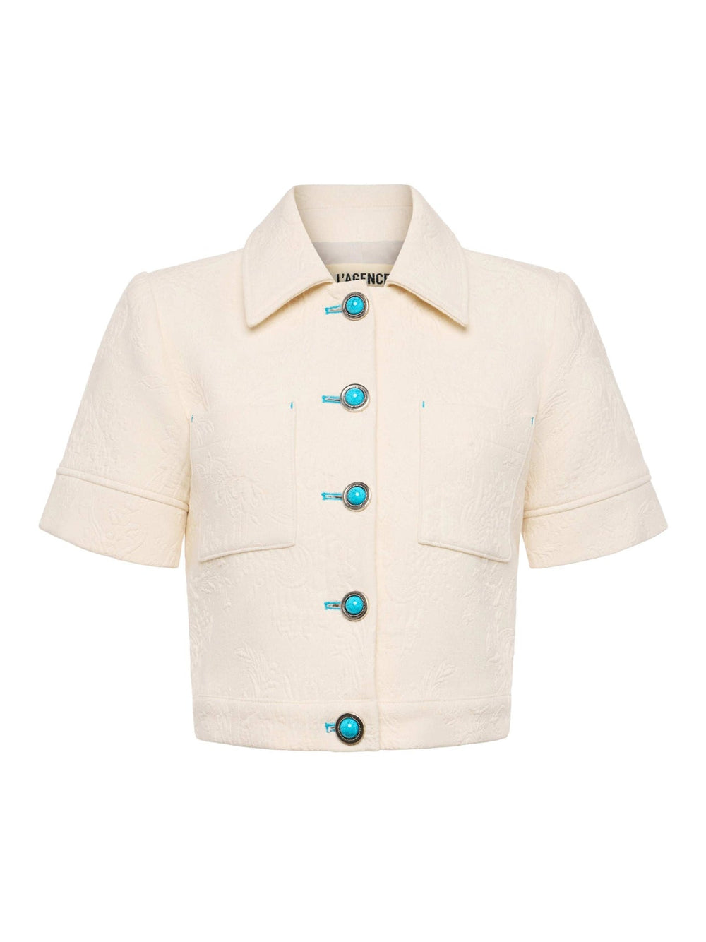 Chita Jacquard Jacket in Ivory