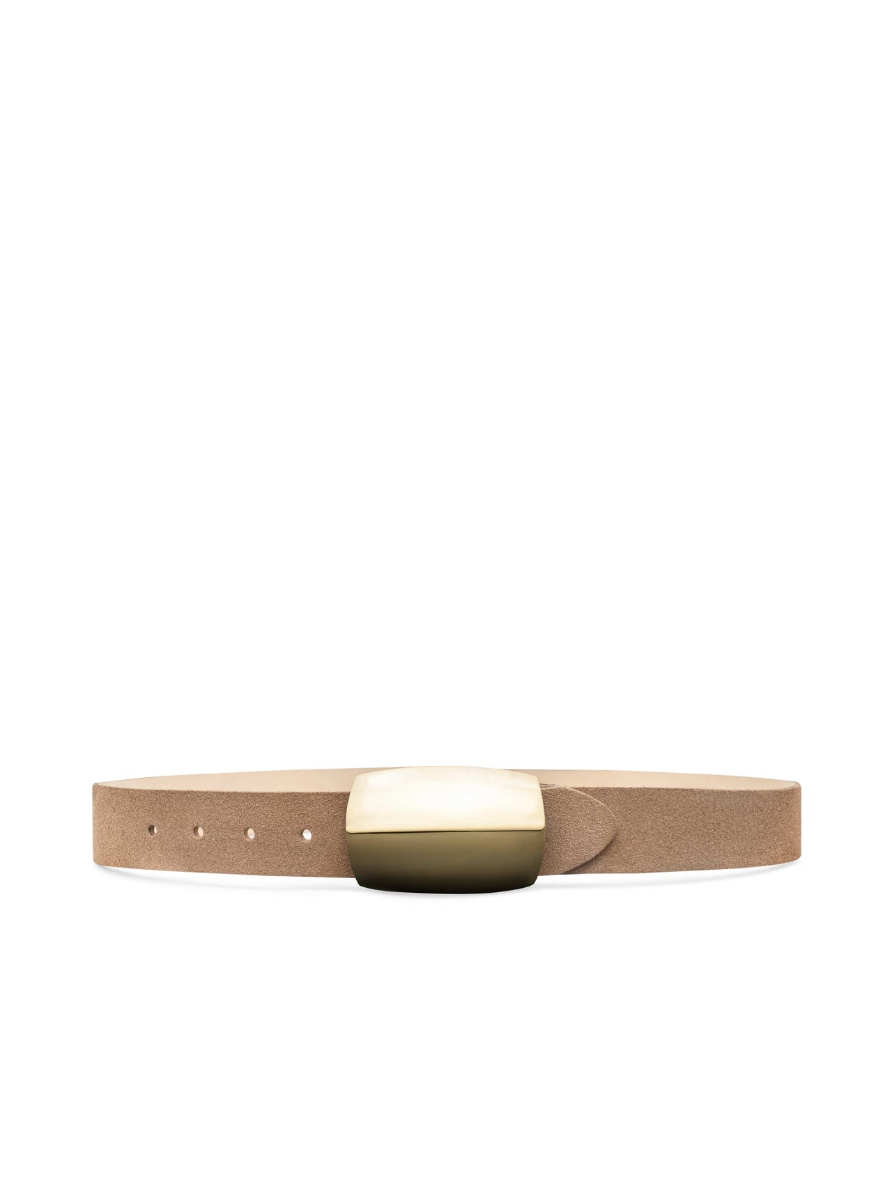 Milou Suede Belt in Cappuccino