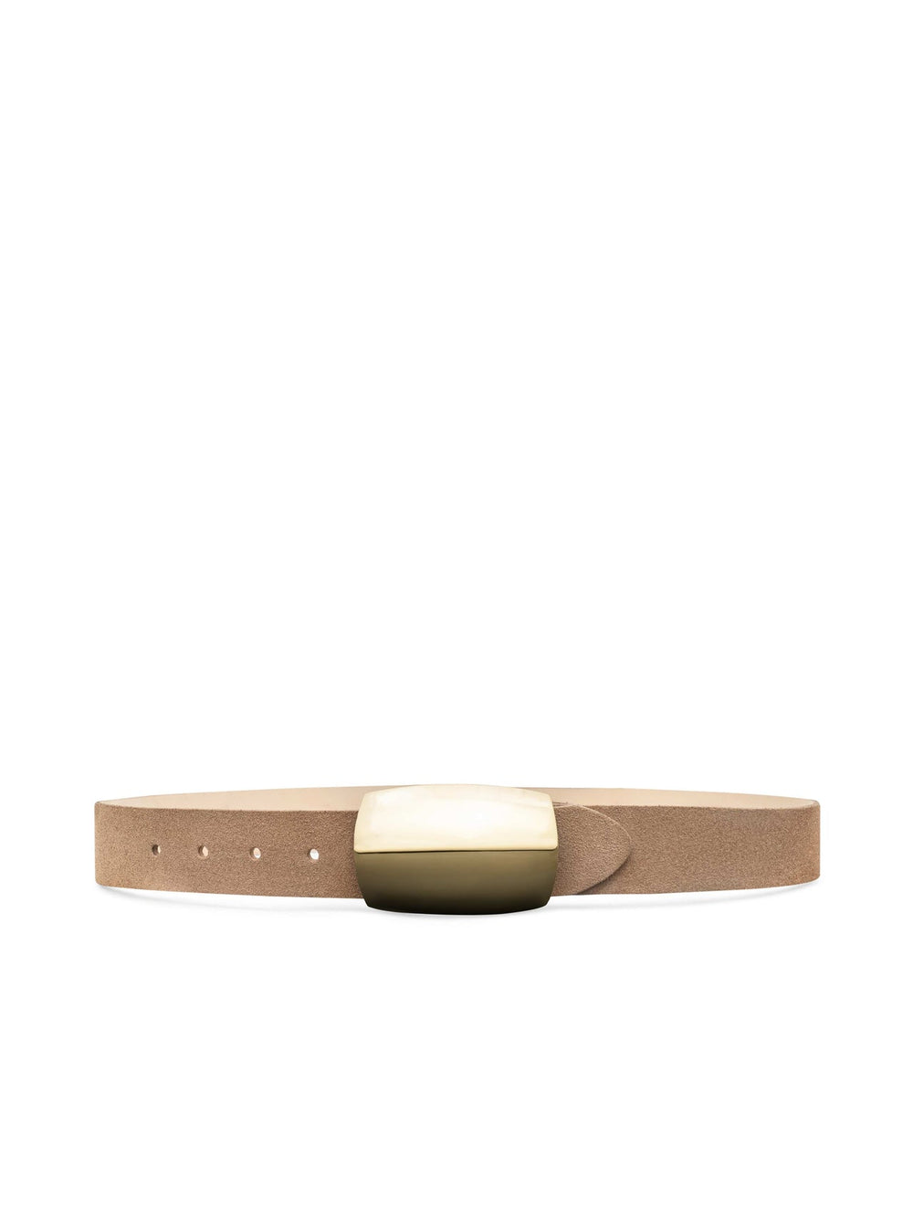 Milou Suede Belt in Cappuccino