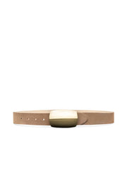 Milou Suede Belt in Cappuccino