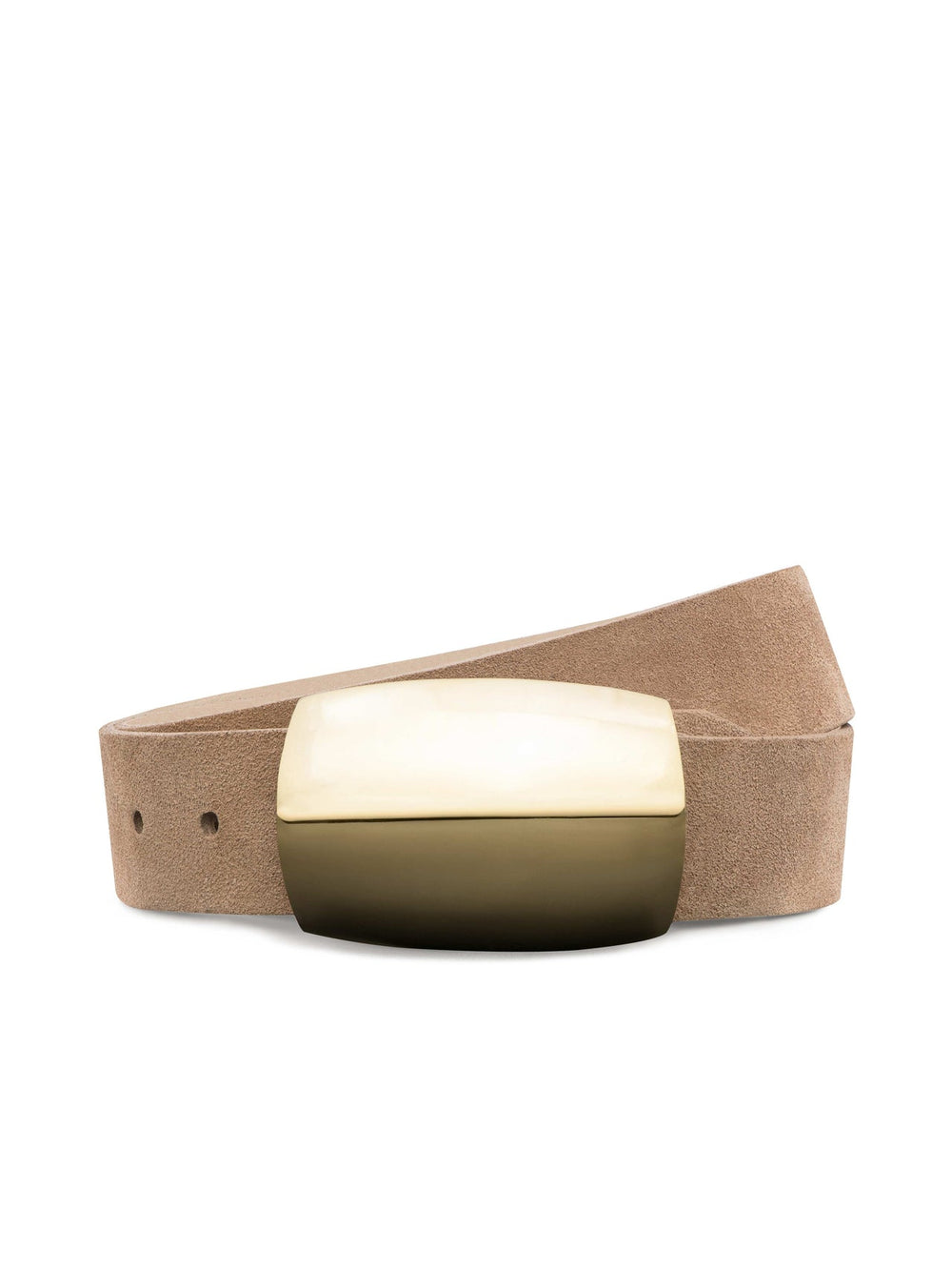 Milou Suede Belt in Cappuccino