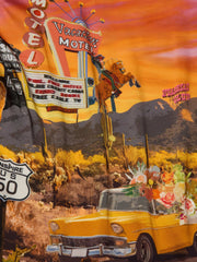 Fawn Desert Print Shirt in Multi Desert Landscape