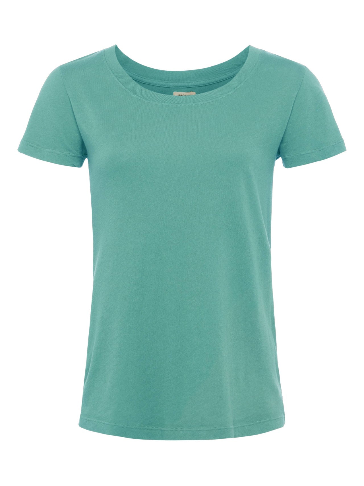 Cory Cotton Scoopneck Tee in Lagoon