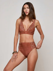 Lexie Bikini Top in Bronze
