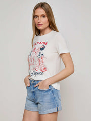 Eliza Graphic Tee in White