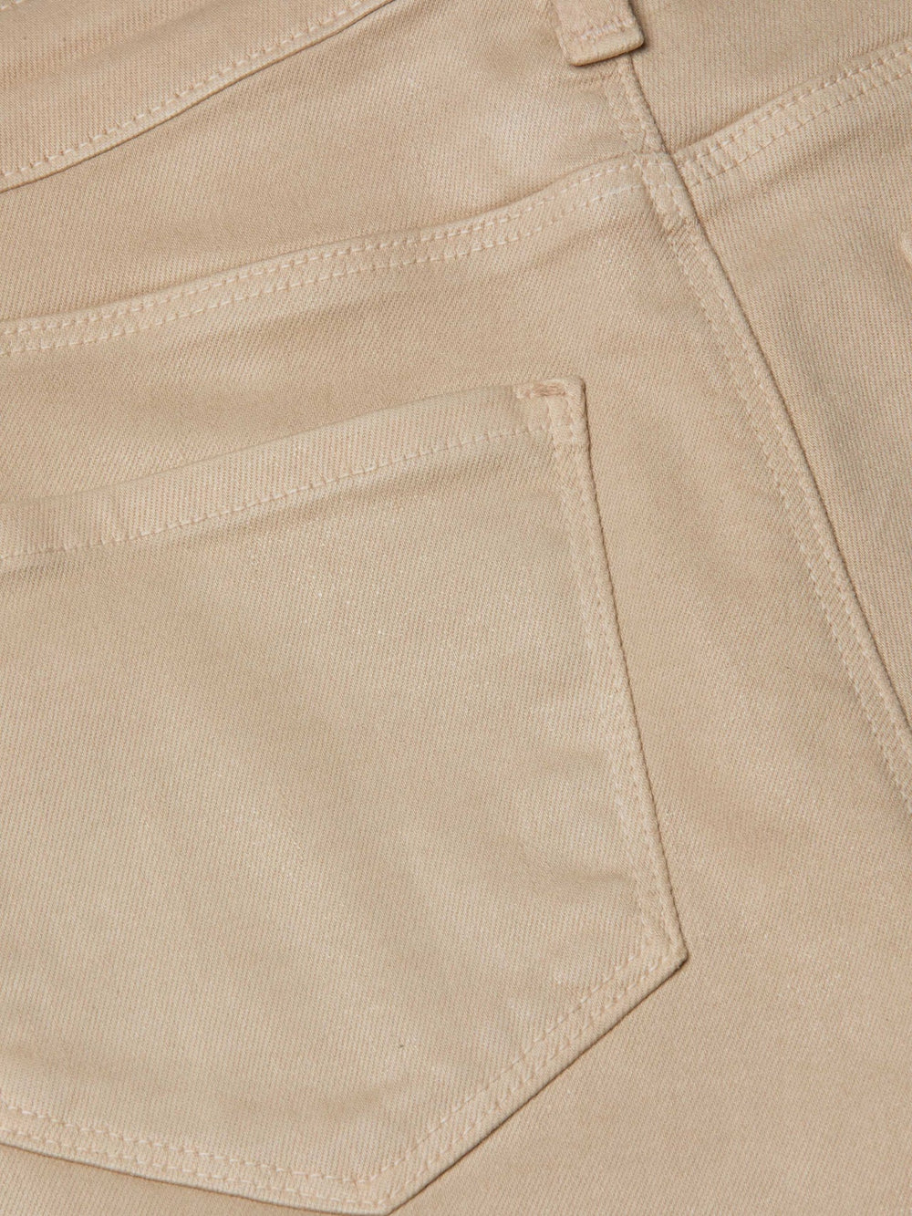 Tati Coated Bootcut Jean in Cement Coated