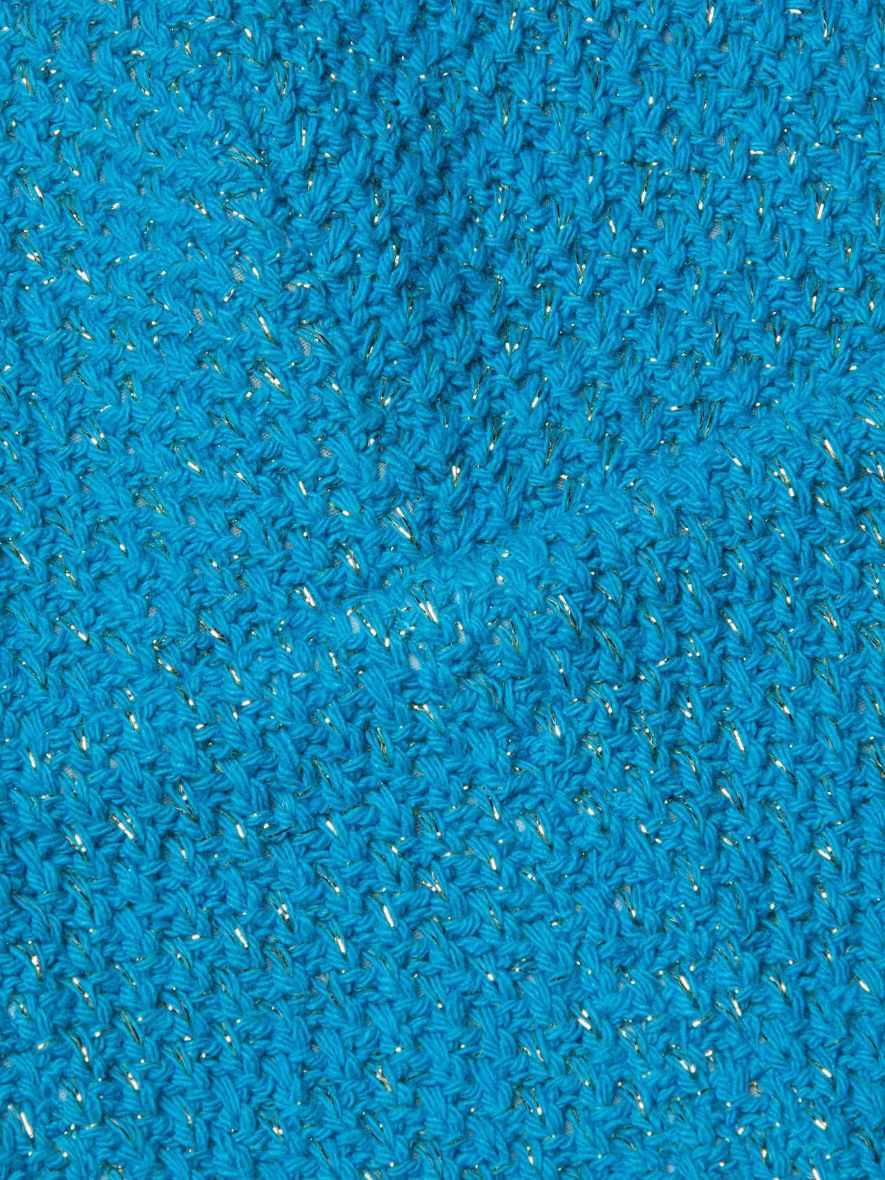 Castalia Knit Bra Top in Blue Teal
