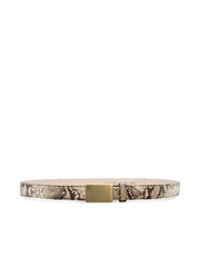 Amerie Belt in Light Python