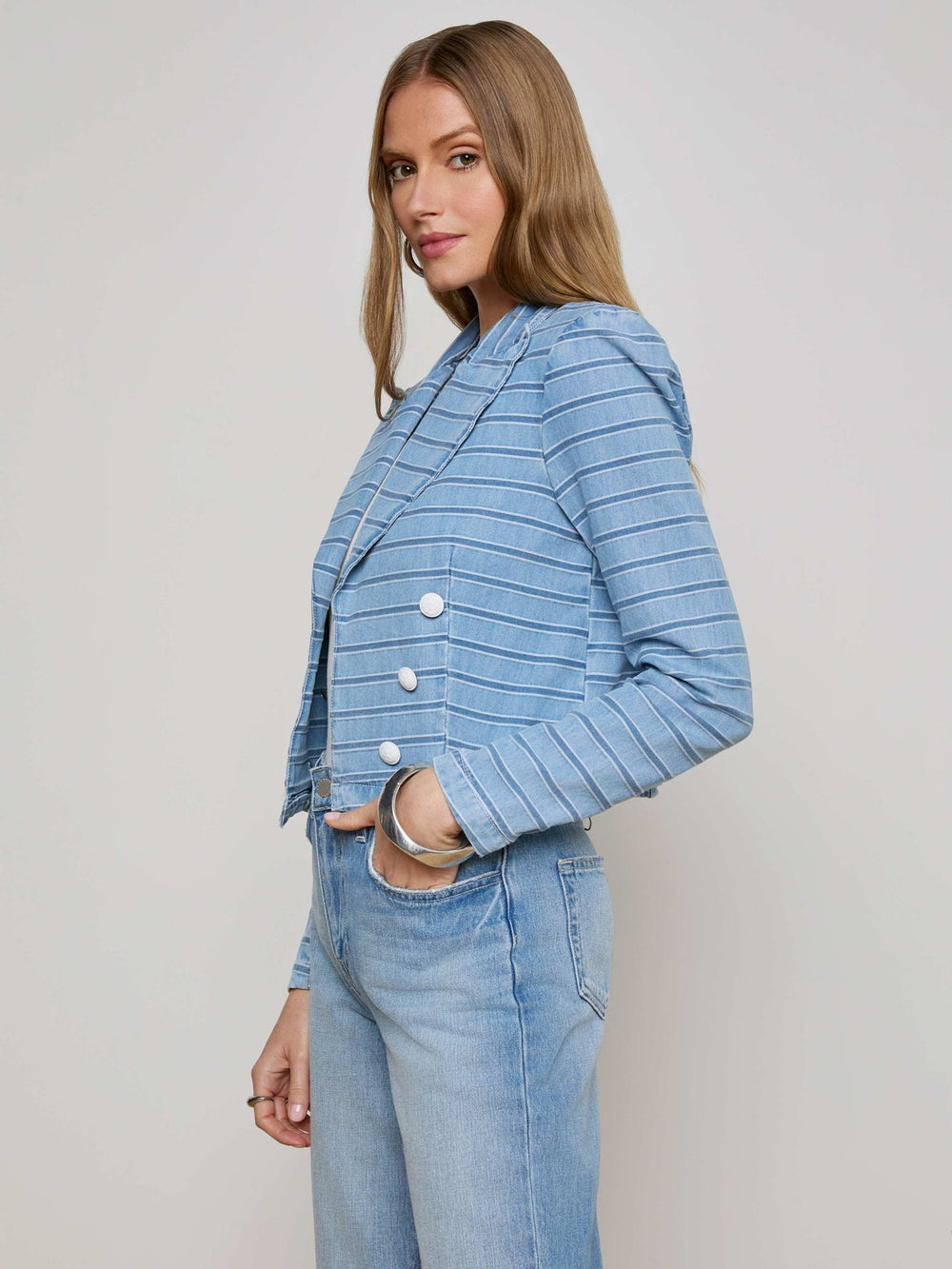 Dolly Striped Blazer in Tempe