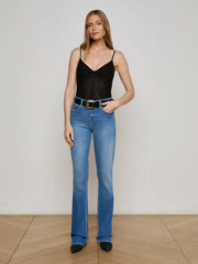 Elowen Mesh Bodysuit in Black