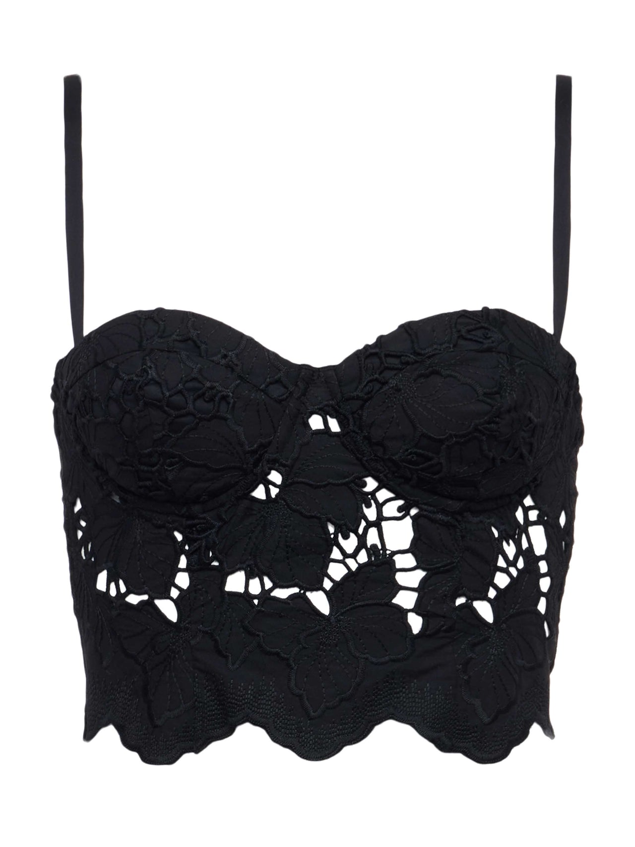 Sonya Lace Bustier in Black