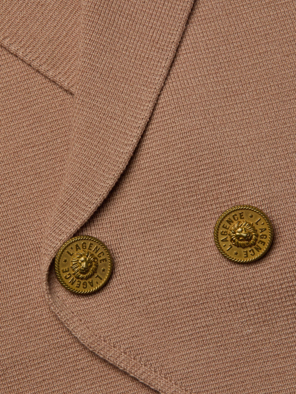 Zadie Knit Vest in Dark Cappuccino/Gold