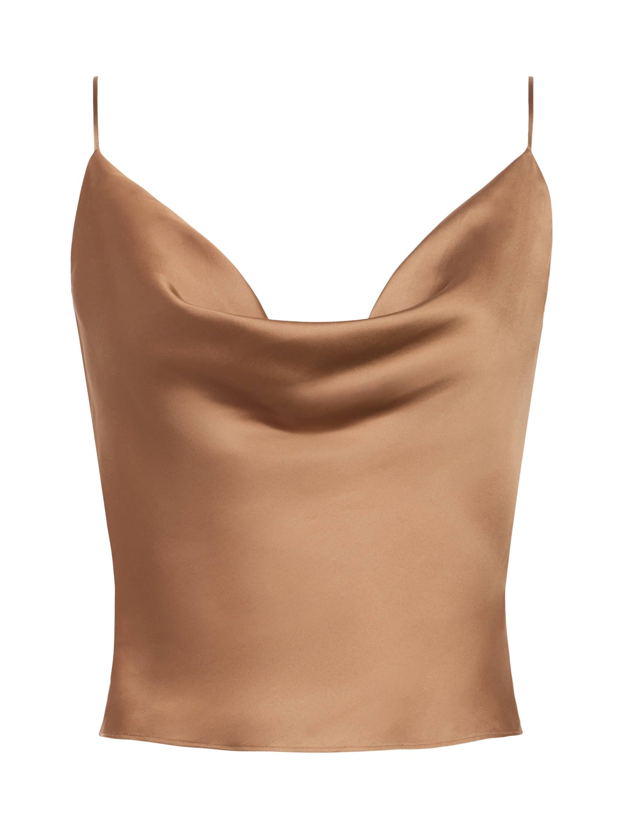 Calista Satin Camisole in Ginger Snap