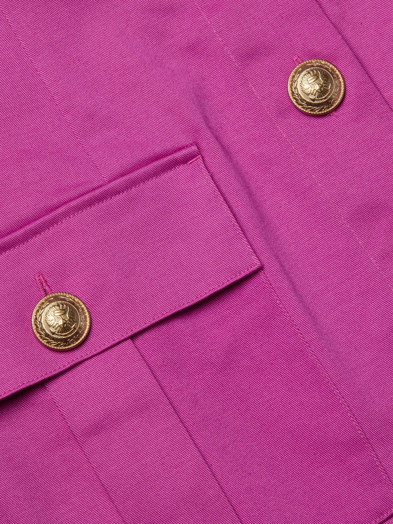 Midy Button-Front Dress in Dusty Fuchsia