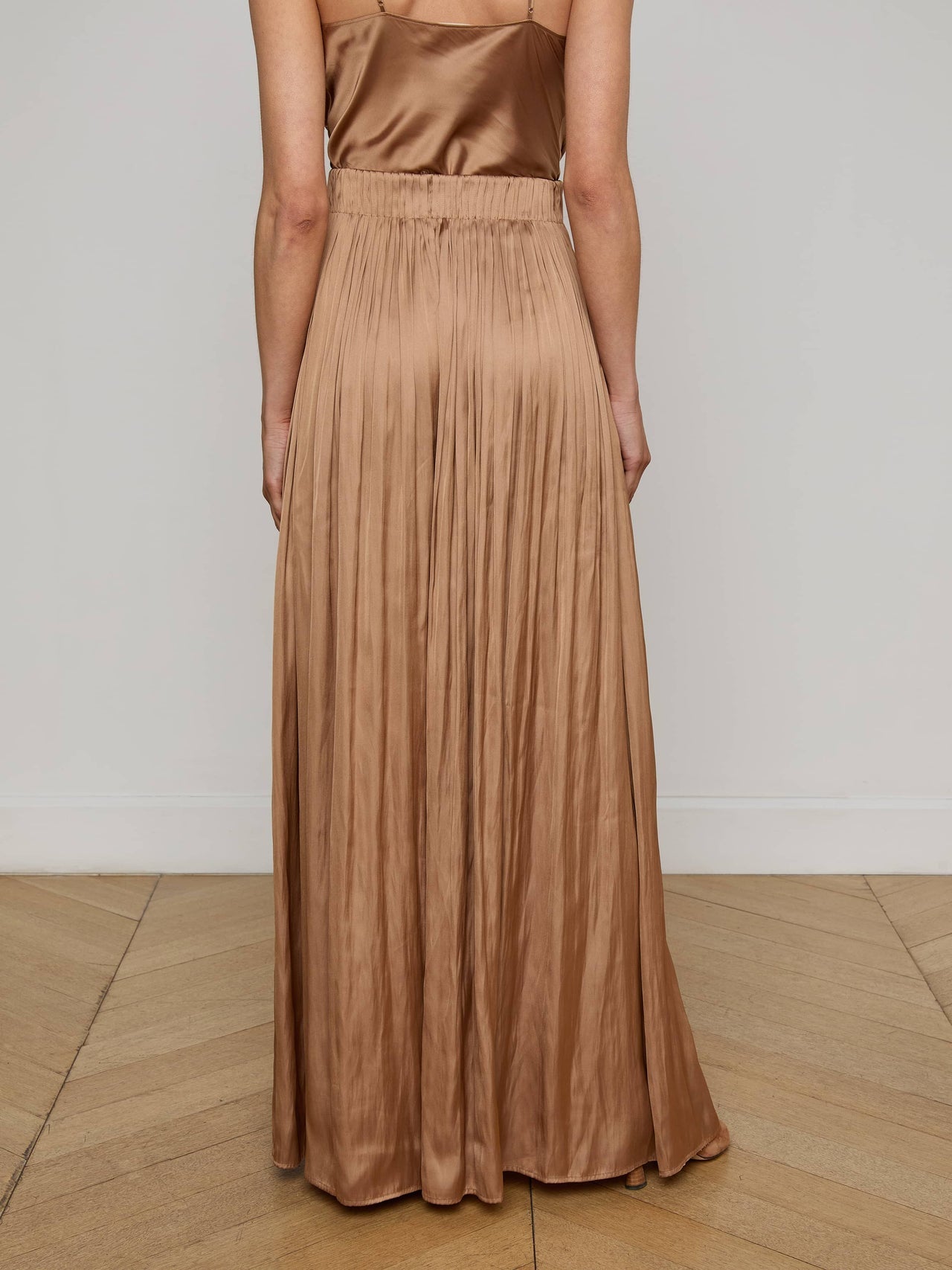 Haylo Satin Pant in Ginger Snap