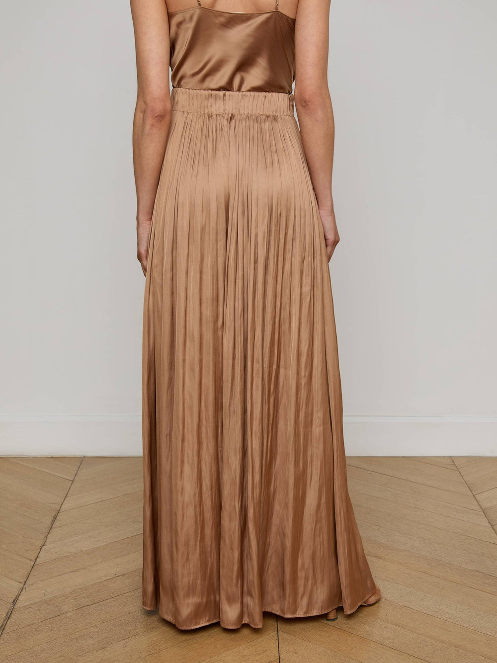 Haylo Satin Pant in Ginger Snap