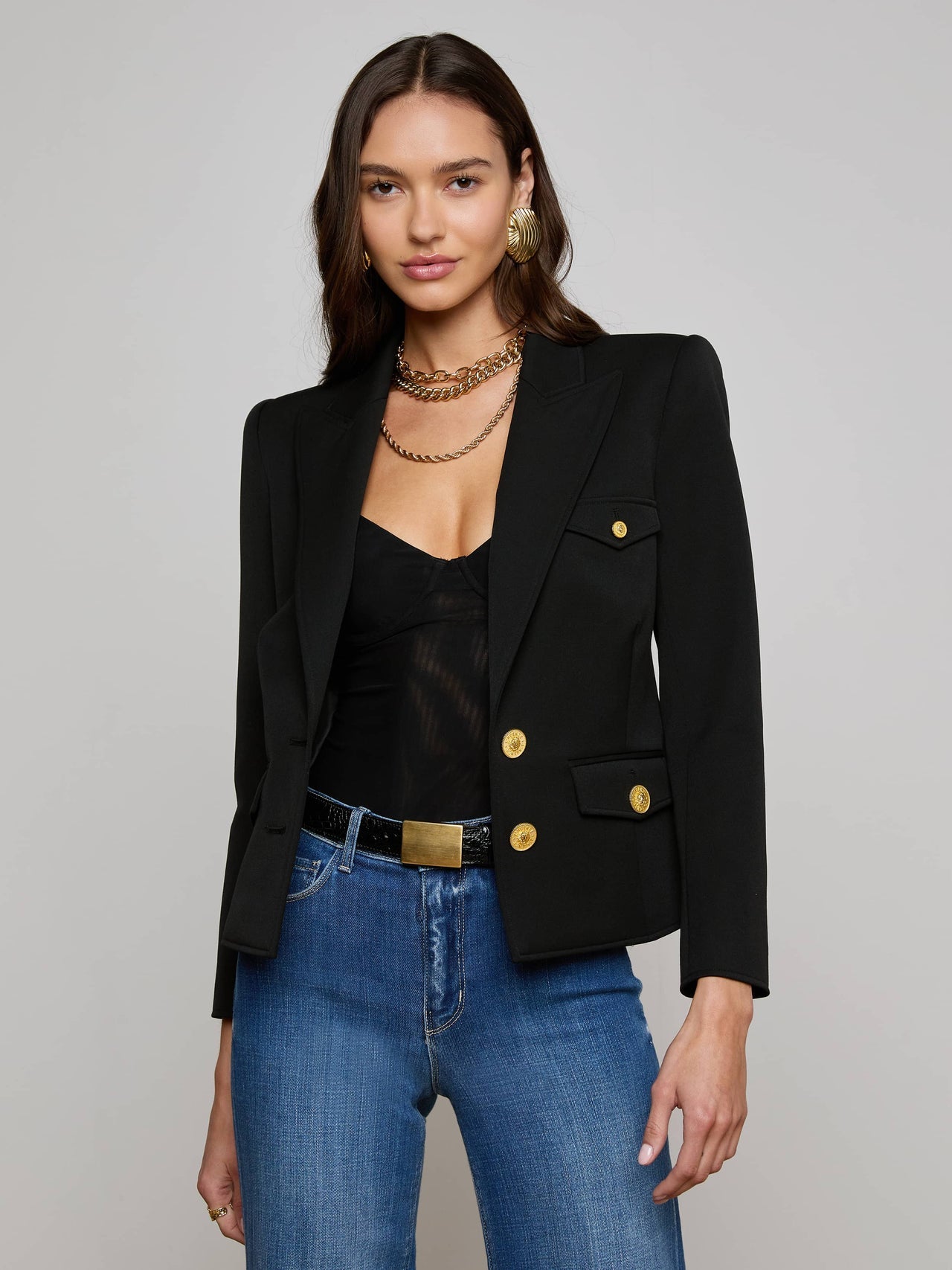 Wylla Blazer in Black