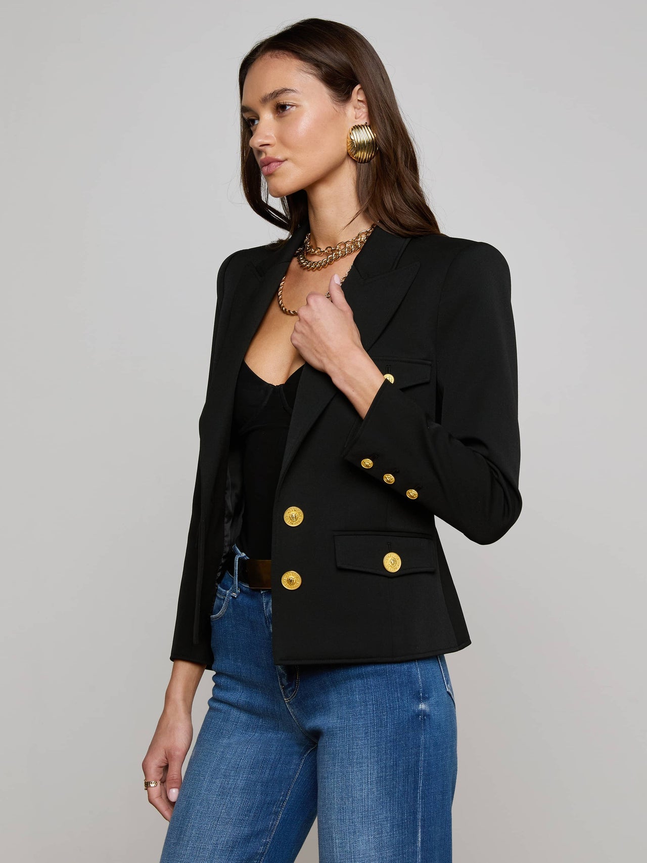 Wylla Blazer in Black
