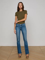Ressi Fitted Tee in Pine