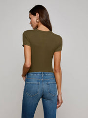Ressi Fitted Tee in Pine