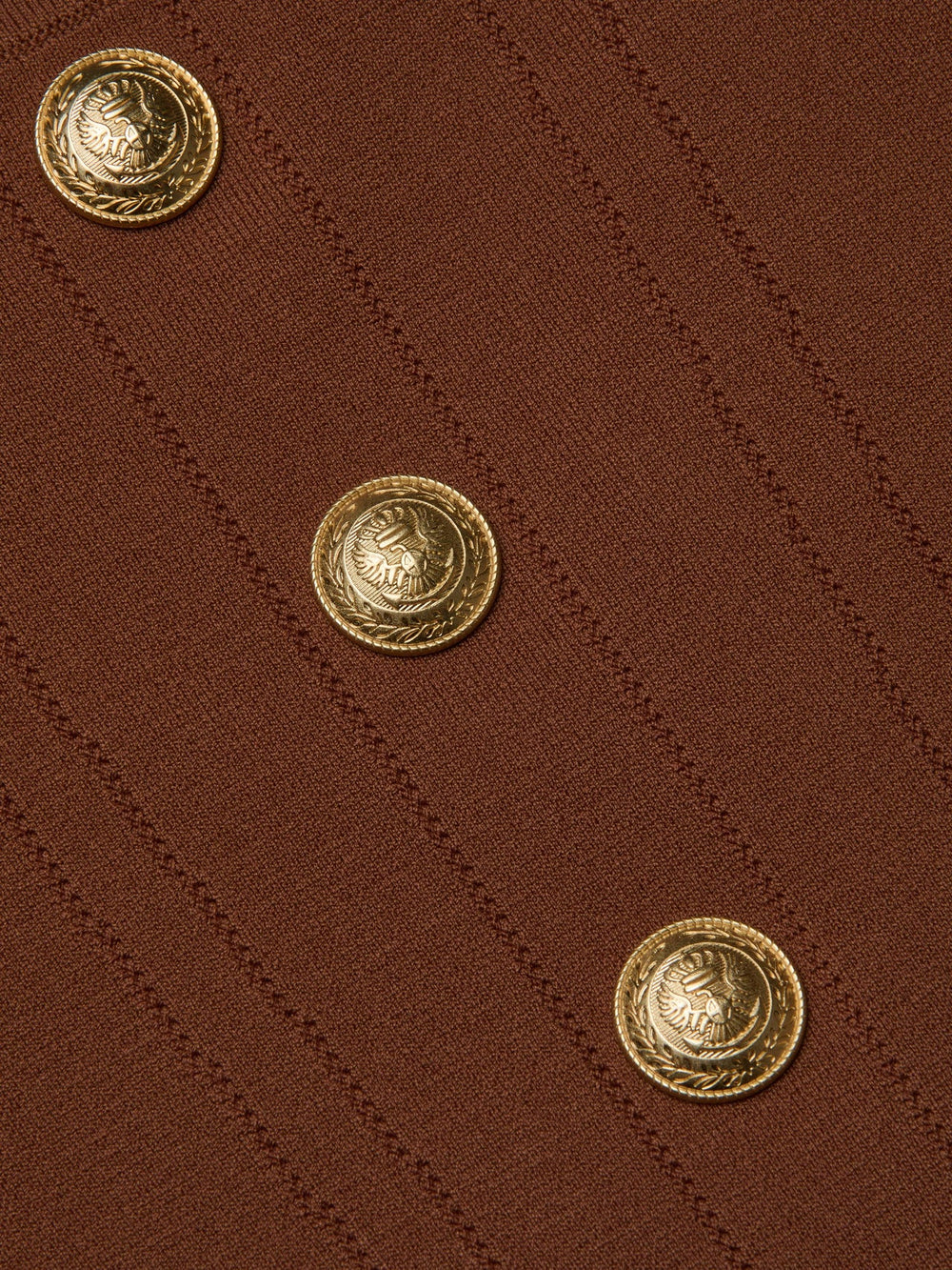 Saga Top in Sepia Brown/Gold
