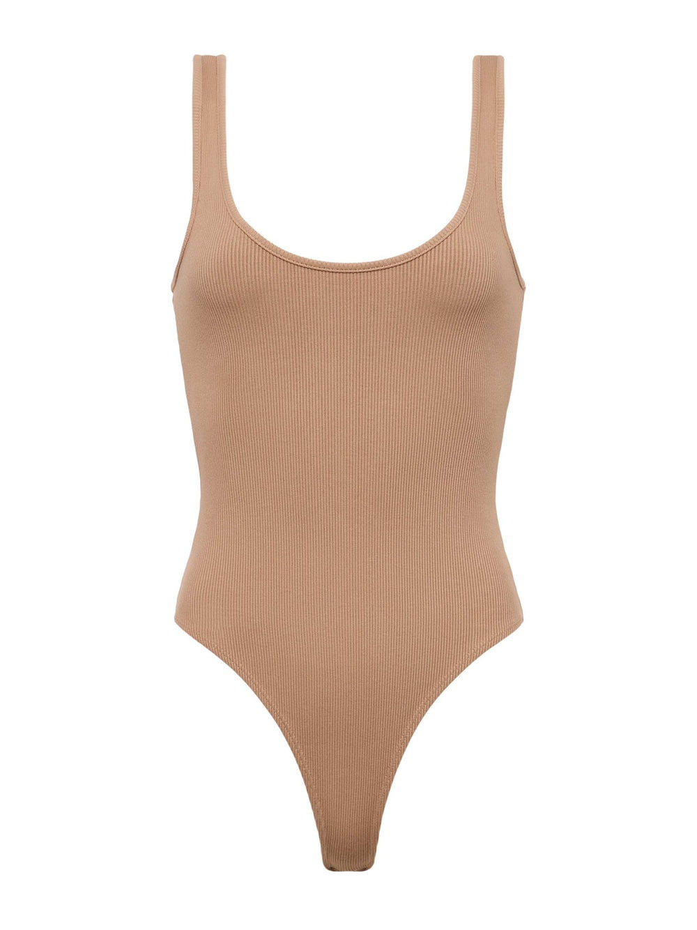 Nica Scoopneck Bodysuit in Ginger Snap