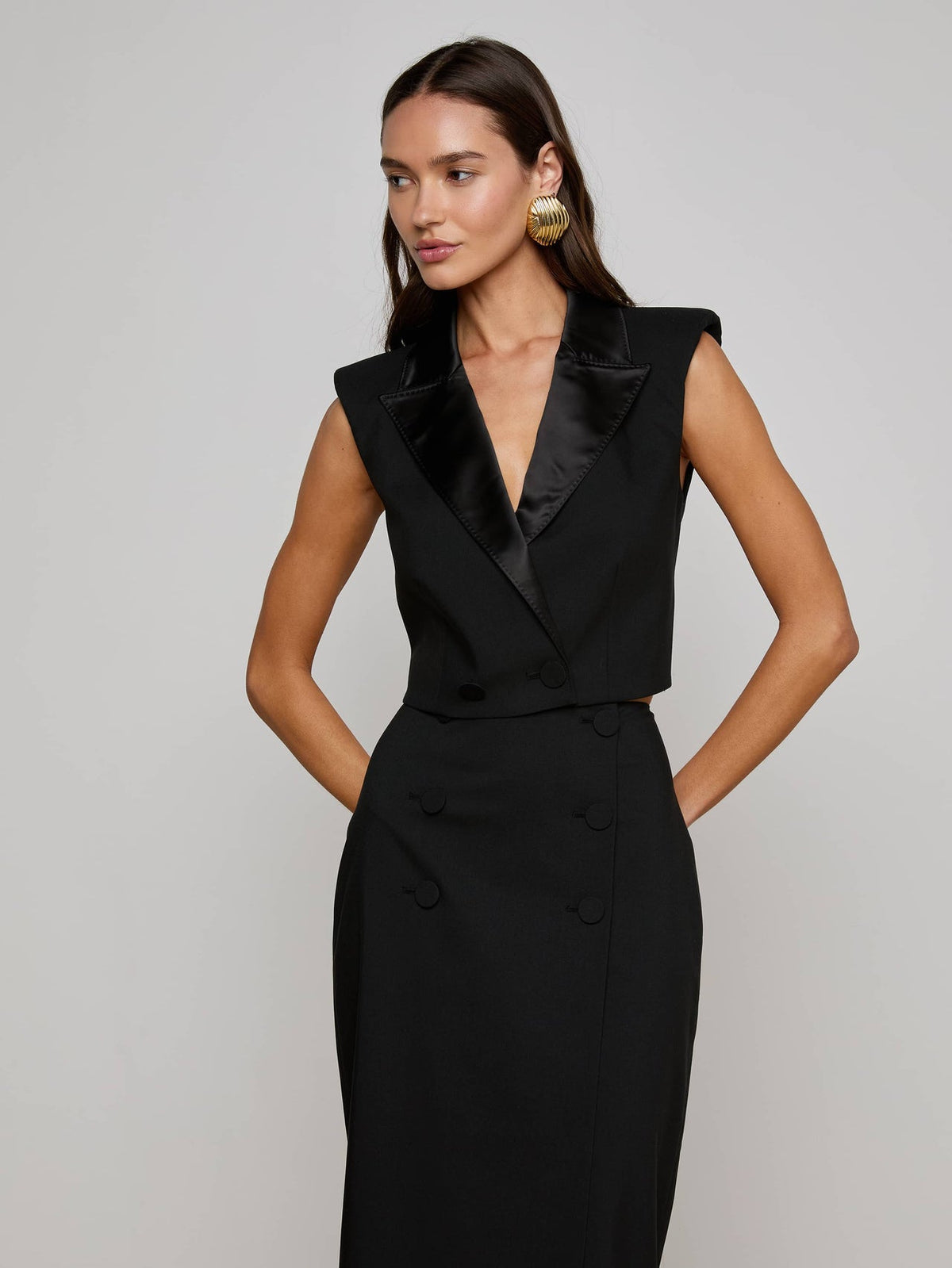 Hollis Vest in Black