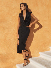 Hollis Vest in Black