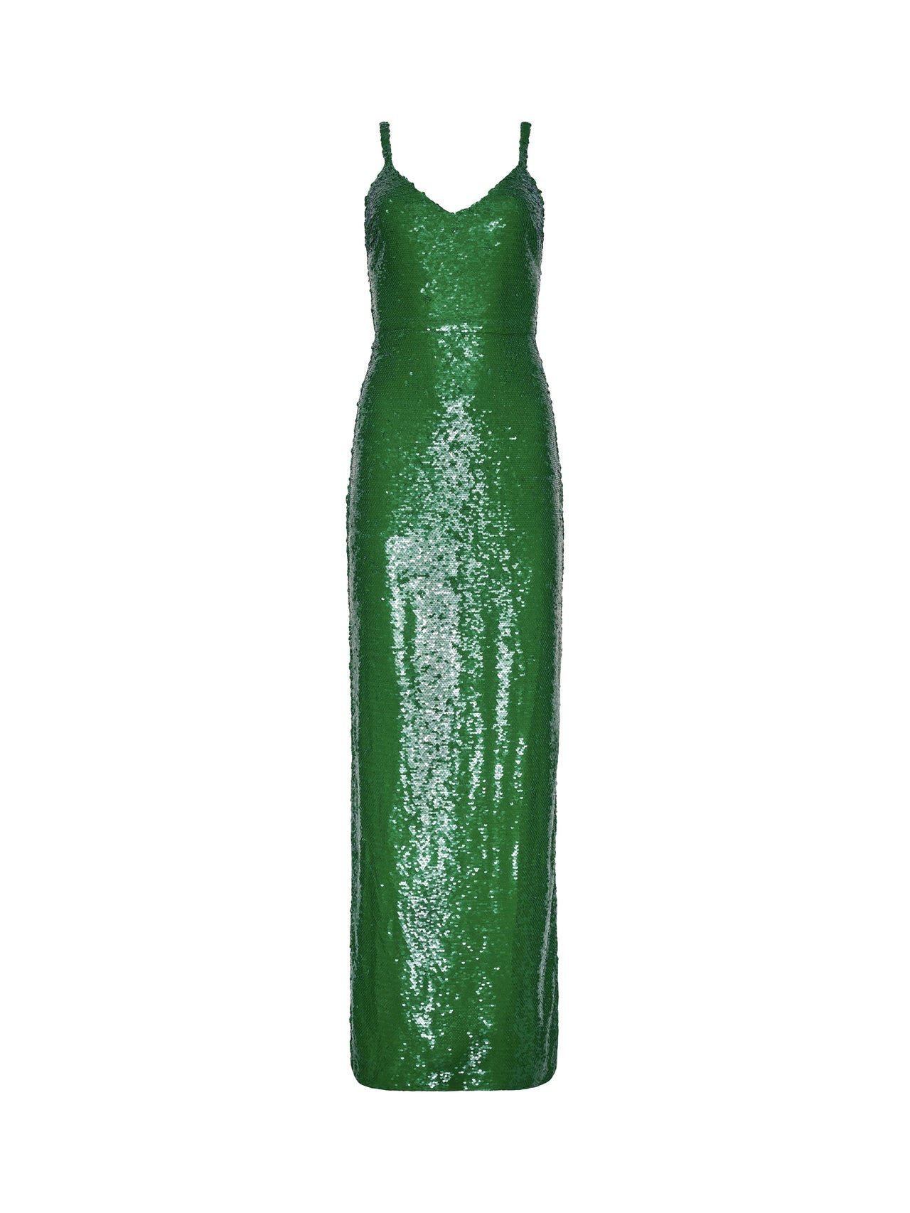 Karma Sequin Maxi Dress in Green Sequin