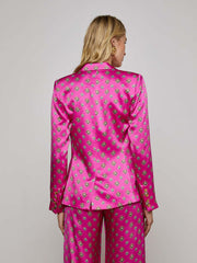 Colin Blazer in Fuchsia/Turquoise Southwestern Geo