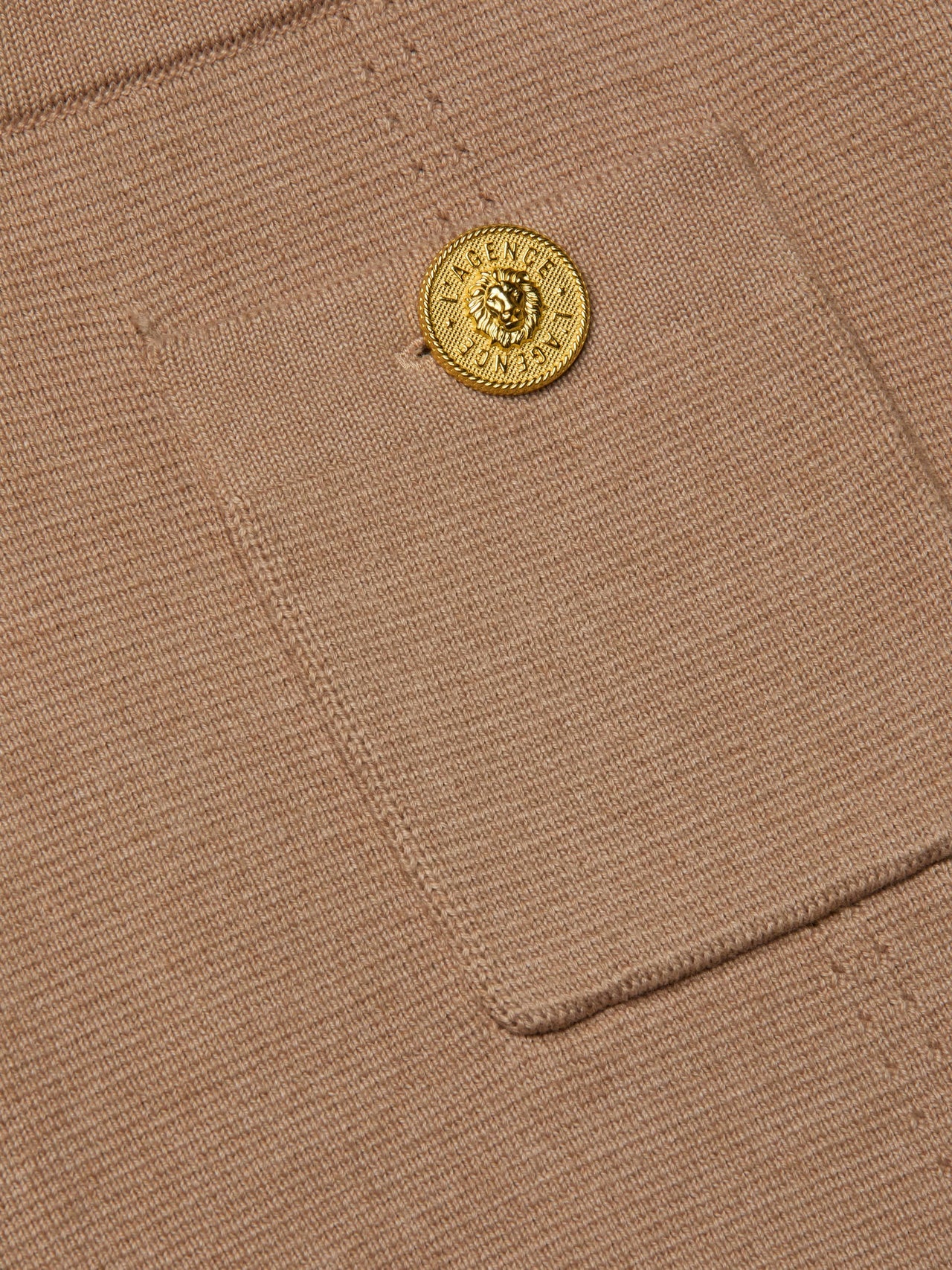 Lottie Knit Short in Dark Cappuccino/Gold