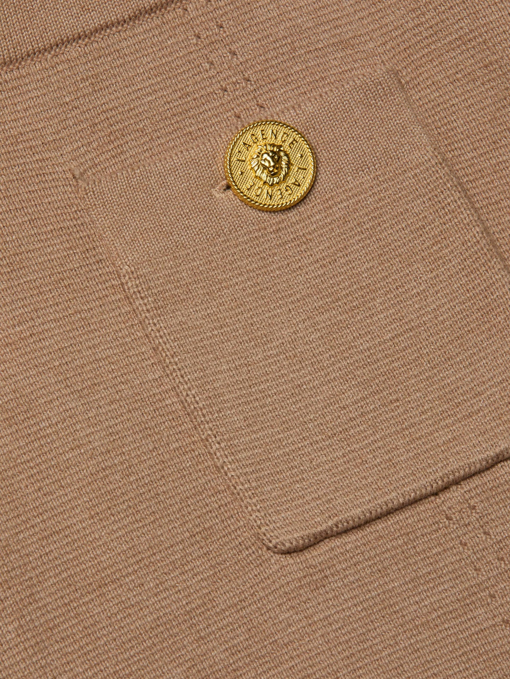 Lottie Knit Short in Dark Cappuccino/Gold