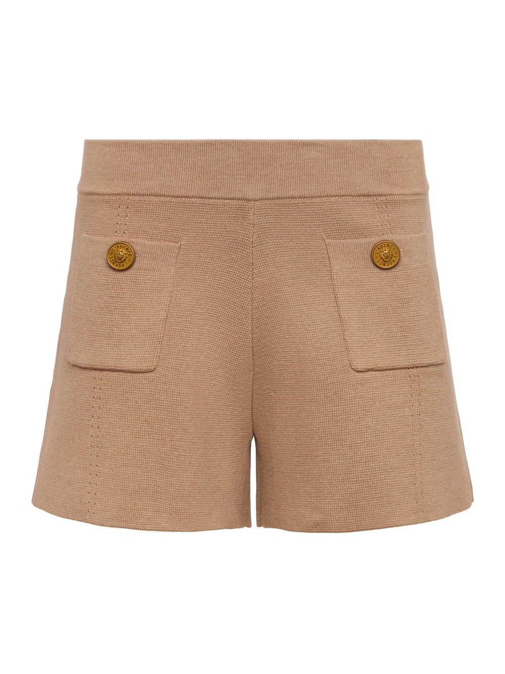 Lottie Knit Short in Dark Cappuccino/Gold