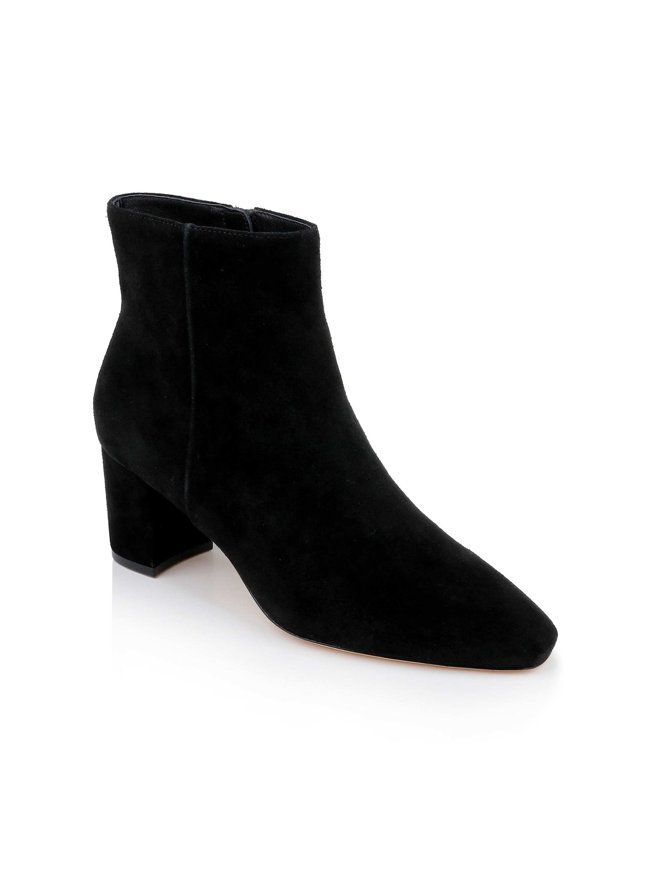 Melanie Suede Bootie in Black Suede