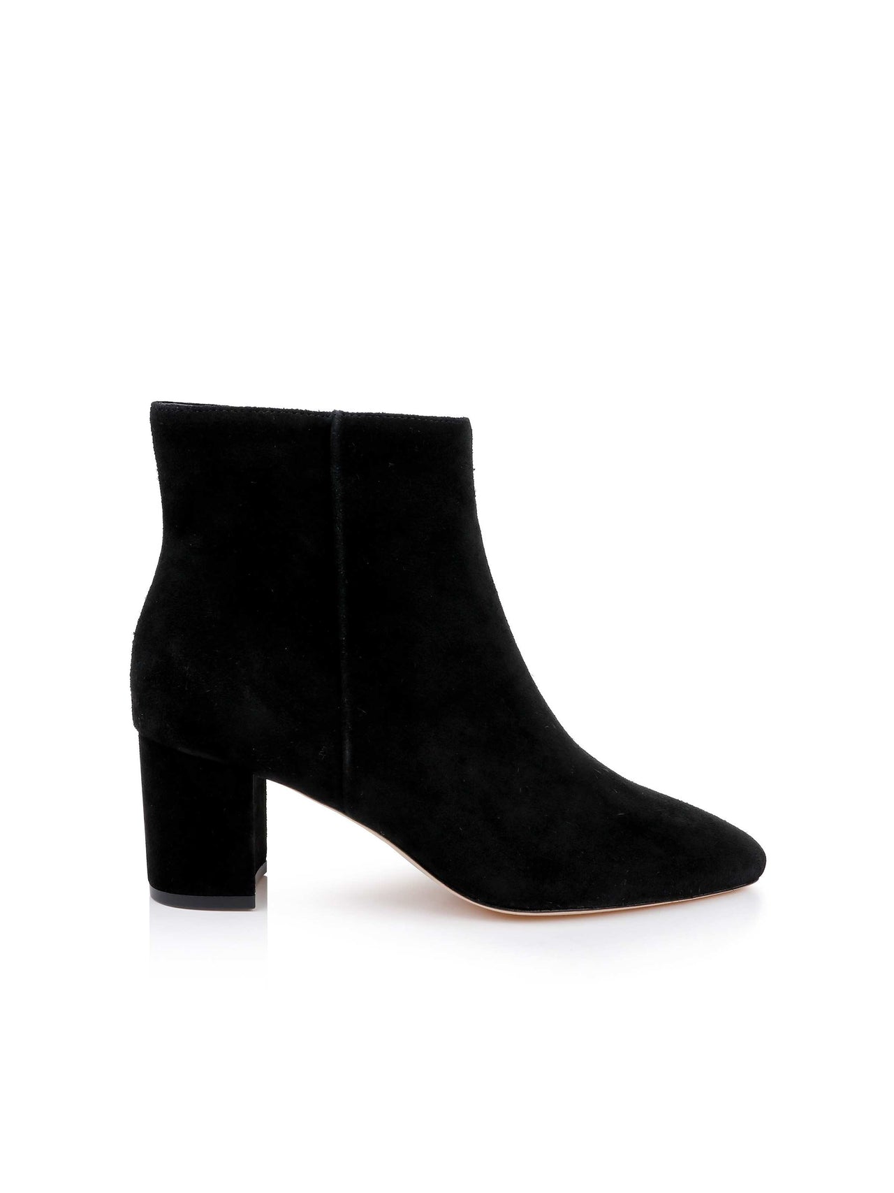 Melanie Suede Bootie in Black Suede