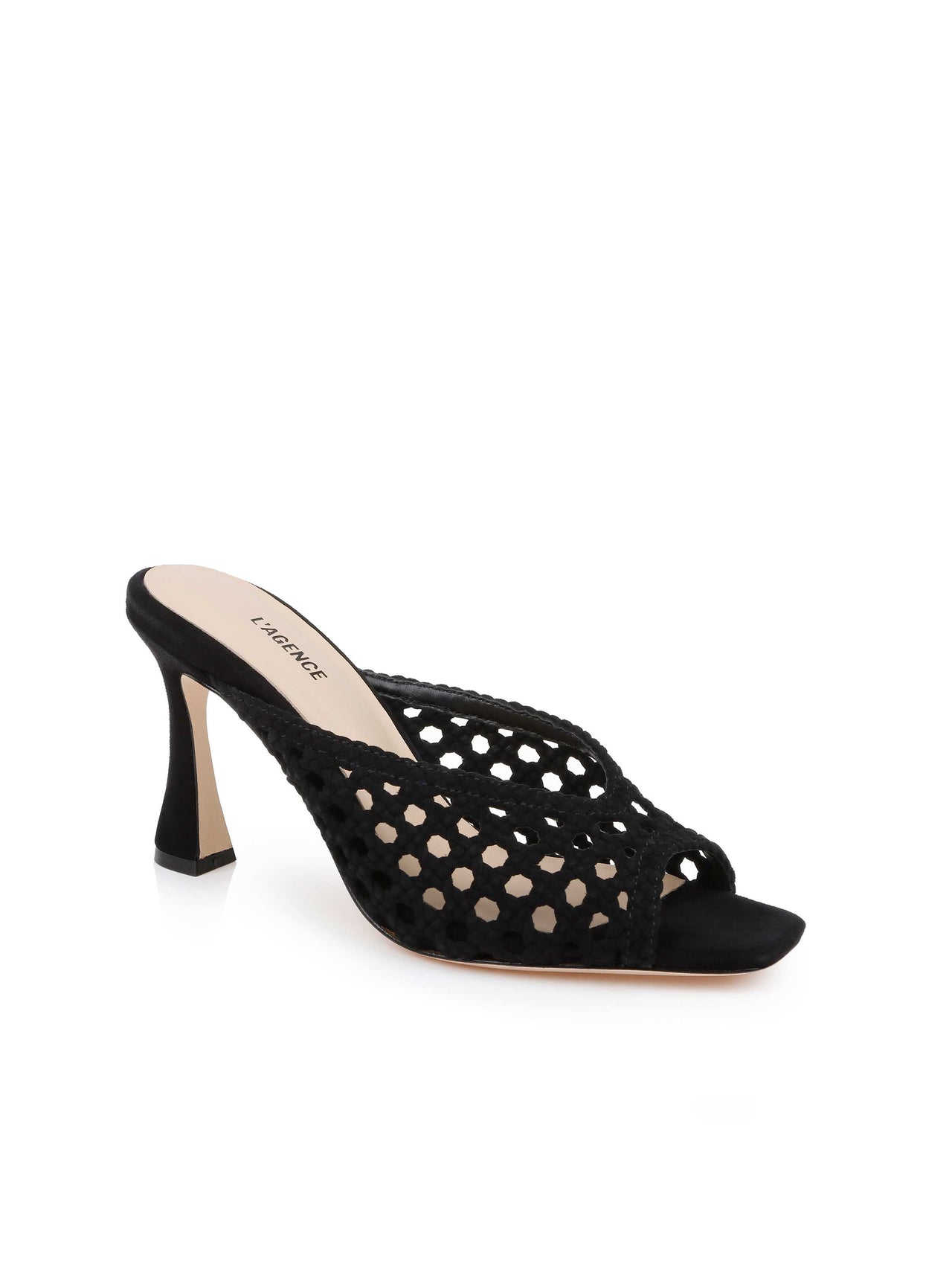 Jacques Suede Mule in Black Suede