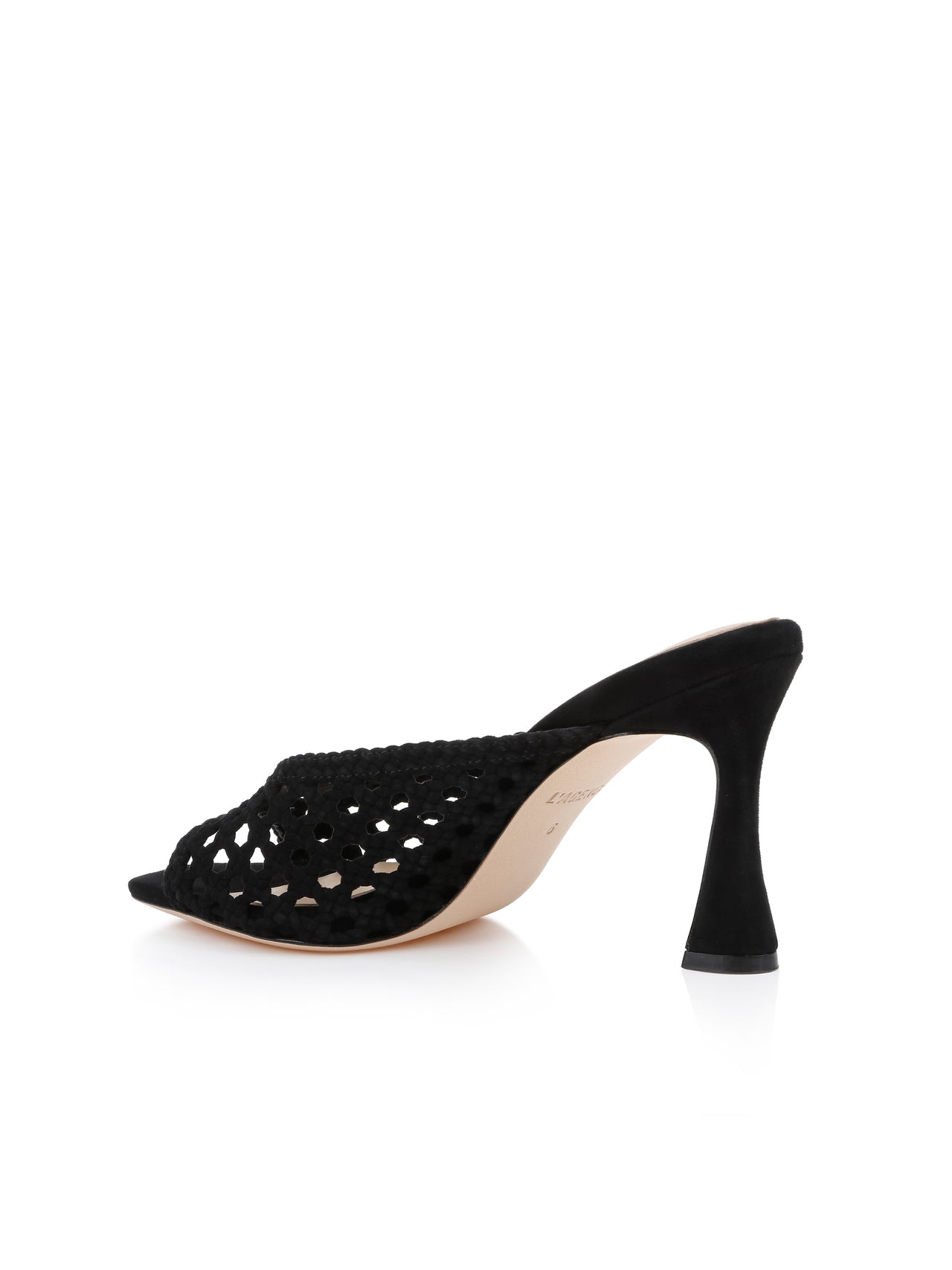 Jacques Suede Mule in Black Suede