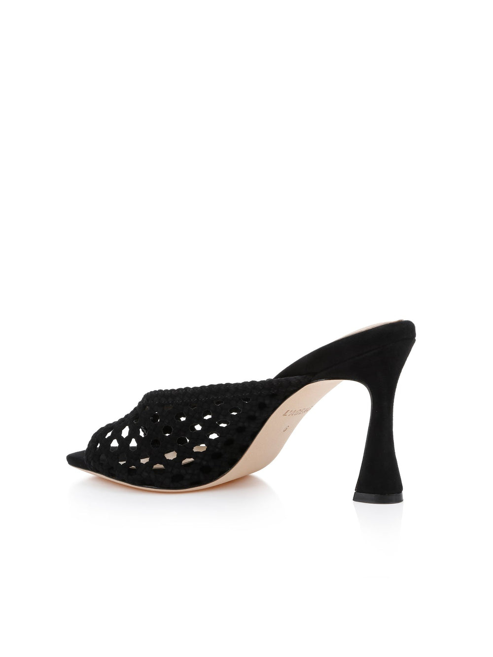Jacques Suede Mule in Black Suede