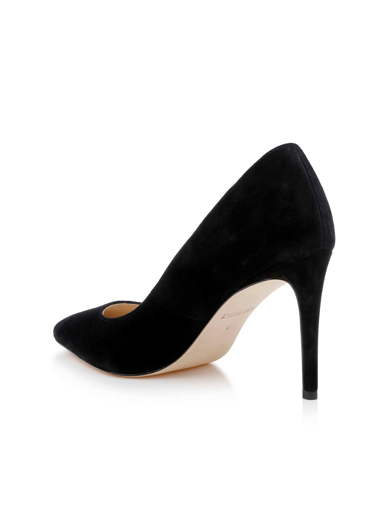 Maelle Suede Pump in Black Suede