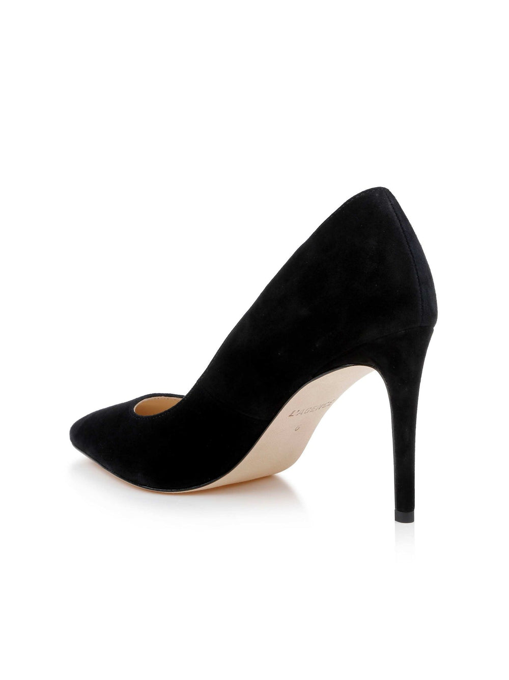 Maelle Suede Pump in Black Suede
