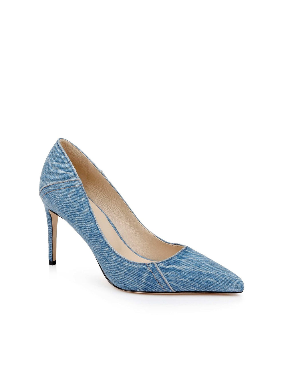 Maelle Denim Pump in Light Blue Denim