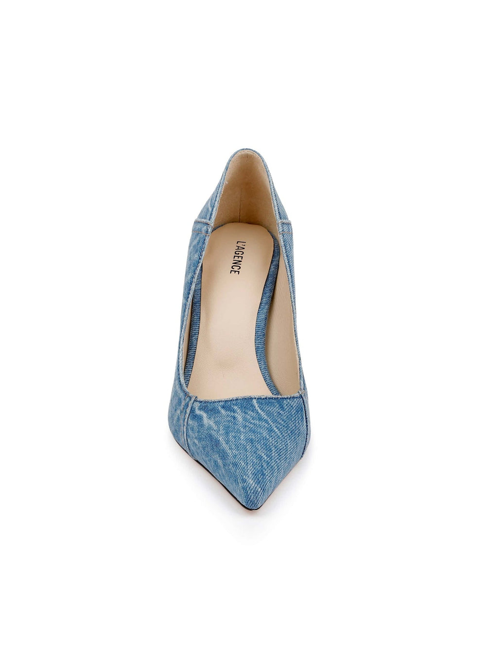 Maelle Denim Pump in Light Blue Denim