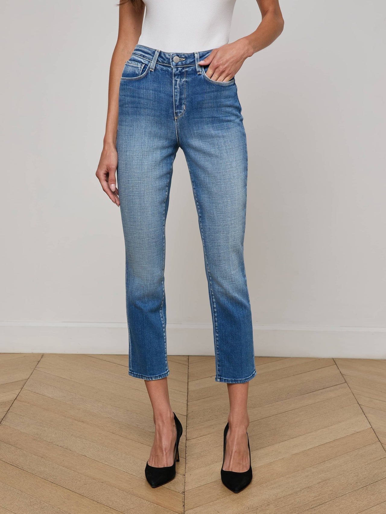 Celestia Slim-Leg Jean in Hayward